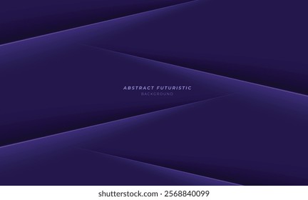 Purple Abstract paper design desktop background. Vector illustration.