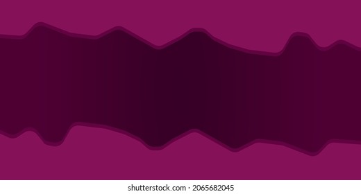 purple abstract paper wave layer cut background.Paper art style of cover design