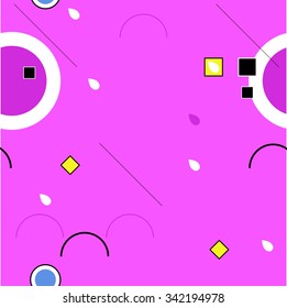 Purple abstract pattern with geometric shapes