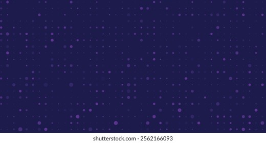 Purple abstract pixel texture bg video screen. Tv pattern background with square noise effect. Futuristic broadcast neon gradient banner for television