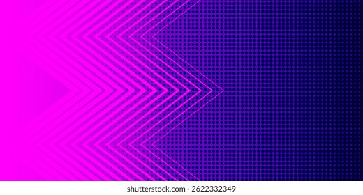 Purple abstract pixel texture bg video screen. Tv pattern background with square noise effect. Futuristic broadcast neon gradient banner for television.