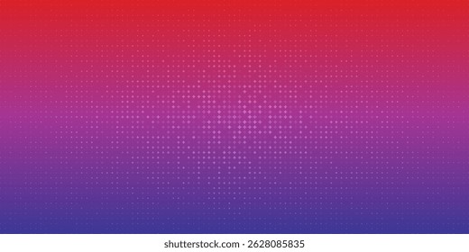 Purple abstract pixel texture bg video screen. Tv pattern background with square noise effect. Futuristic broadcast neon gradient banner for television. Modern vhs led static display element