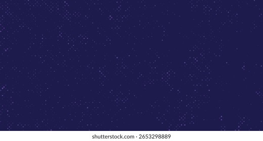 Video Textura abstracta púrpura del pixel por la pantalla. Fondo de patrón de televisión con efecto de ruido cuadrado. Anuncio de gradiente de neón de transmisión futurista para la televisión