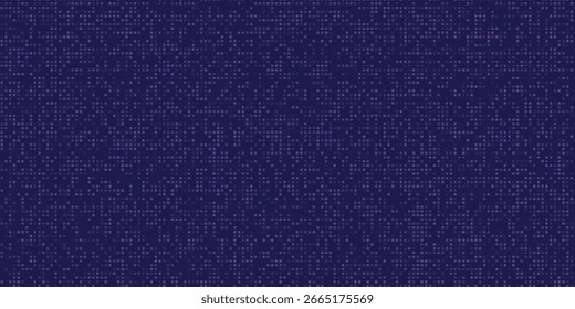 Video Textura abstracta púrpura del pixel por la pantalla. Fondo de patrón de televisión con efecto de ruido cuadrado. Anuncio de gradiente de neón de transmisión futurista para television.eps10