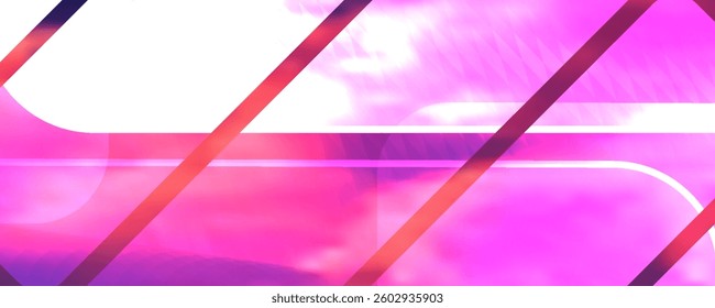 purple abstract, polygon elegant background