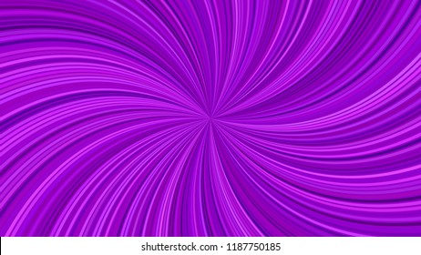 Purple abstract psychedelic spiral ray burst stripe background - vector graphic design