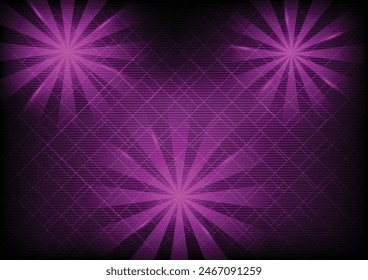 The purple abstract with ray light hitech background and wallpaper