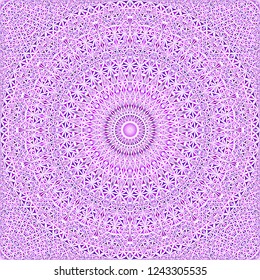 Purple abstract repeating curved triangle mosaic kaleidoscope mandala pattern wallpaper - tribal vector background graphic