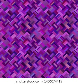 Purple abstract repeating diagonal mosaic pattern background - vector wall illustration