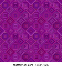 Purple abstract seamless diagonal square pattern - vector tiled mosaic background graphic design
