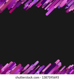 Purple abstract seamless modern gradient diagonal stripe pattern background - vector border graphic design