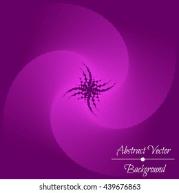 Purple Abstract shiny background. Geometric banner with waves. Floral swirled business flyer template or corporate banner design with swirls and  waves. Vector illustration