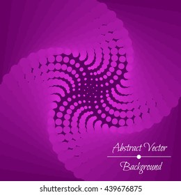 Purple Abstract shiny background. Geometric banner with waves. Floral swirled business  template or corporate banner design with stripes and waves. Vector illustration