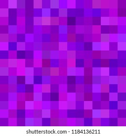 Purple abstract square tile mosaic background - geometrical vector illustration from colored squares
