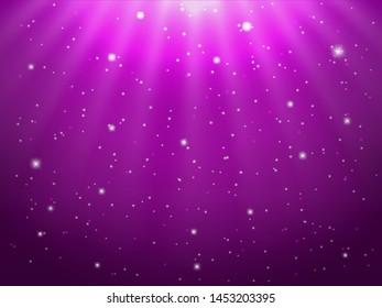 Purple abstract star. Vector illustration for banner or poster