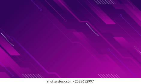 Fondo futurista de Tecnología Abstractas púrpura. Fondo abstracto moderno del gradiente para la Plantilla del cartel en el fondo del Web del folleto del folleto de la página de destino