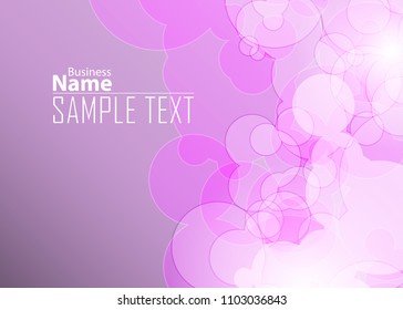 Purple abstract template for card or banner. Metal Background with waves and reflections. Business background, silver, illustration. Illustration of abstract background with a metallic element