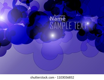 Purple abstract template for card or banner. Metal Background with waves and reflections. Business background, silver, illustration. Illustration of abstract background with a metallic element