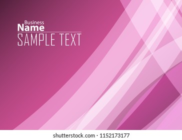 Purple abstract template for card or banner. Metal Background with waves and reflections. Business background, silver, illustration. Illustration of abstract background with a metallic element