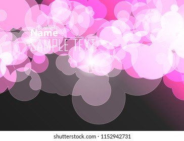 Purple abstract template for card or banner. Metal Background with waves and reflections. Business background, silver, illustration. Illustration of abstract background with a metallic element