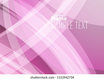 Purple abstract template for card or banner. Metal Background with waves and reflections. Business background, silver, illustration. Illustration of abstract background with a metallic element