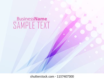 Purple abstract template for card or banner. Metal Background with waves and reflections. Business background, silver, illustration. Illustration of abstract background with a metallic element