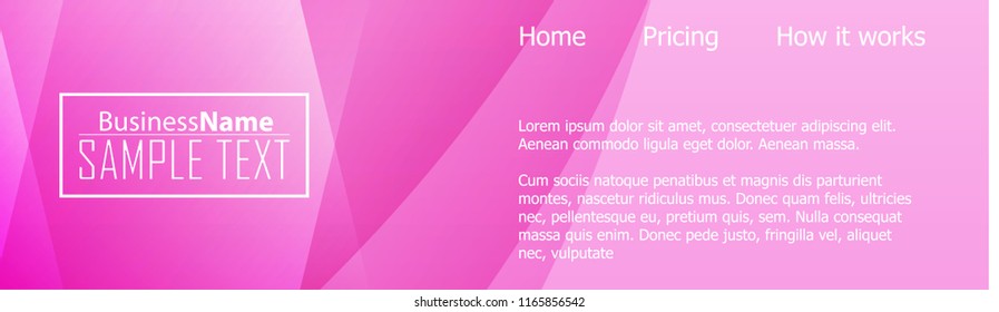 Purple abstract template for card or banner. Metal Background with waves and reflections. Business background, silver, illustration. Illustration of abstract background with a metallic element