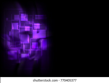 Purple abstract universal background in dark tone for background, wallpaper, backdrop, banner and template.Vector background.