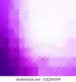purple abstract vector background. hexagonal geometric design 