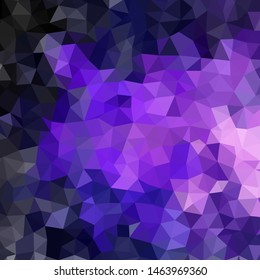 purple abstract vector background. triangular pattern. geometric design.