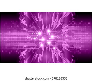 purple abstract vector hi speed internet technology background illustration.