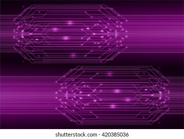 purple abstract vector light hi speed internet technology background illustration, Background conceptual image of digital