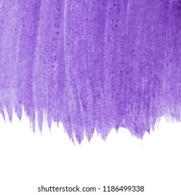 Purple abstract watercolor background with space for text. Editable template for banner, poster, cover, brochure, flyer. Vector illustration, eps 10.