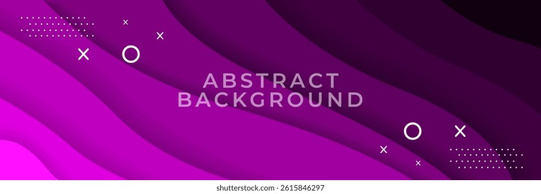 Purple Abstract Wave Background Elegant And Luxurious