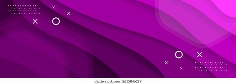 Purple Abstract Wave Background Elegant And Luxurious
