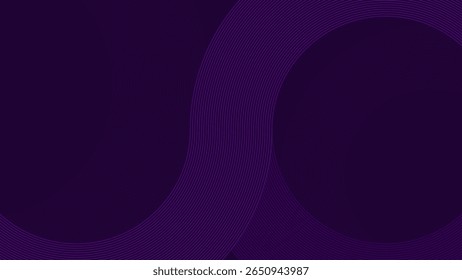 Purple Abstract Wave Background with Flowing Lines and Smooth Light Design