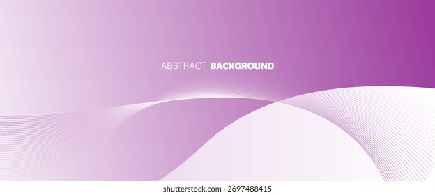 Fondo abstracto púrpura de la onda con las curvas lisas y las capas del gradiente. moderno, Vector