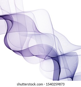 
purple abstract wave design element