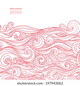 Purple abstract waves background  for your business