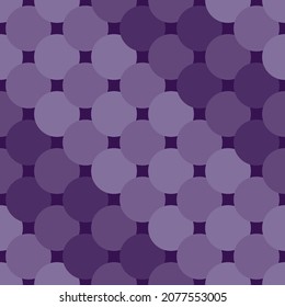 purple abstraction consisting of circles. seamless print from circles. vector abstraction