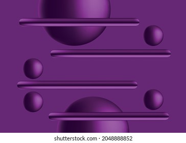 Abstracción púrpura. Fondo púrpura vectorial. Portada de afiches de color ultravioleta moderno. Patrón abstracto púrpura oscuro. Imagen 3D.