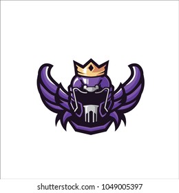 Purple AF E Sport Logo
