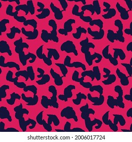 Purple Animal Leopard Seamless Pattern Background for fashion textiles, graphics and crafts