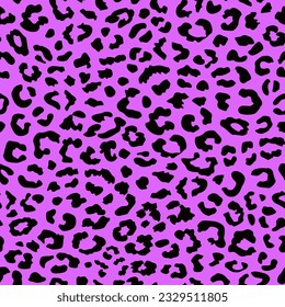 purple animal print. lilac violet leopard spots seamless pattern. good for fabric, fur, coat, fashion design, wallpaper, background, resort wear.