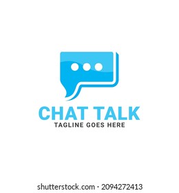 purple app chat talk bubble logo icon vector template.