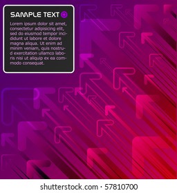 Purple Arrows Background
