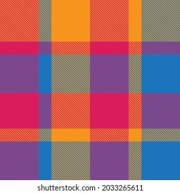 Purple Asymmetric Plaid textured seamless pattern suitable for fashion textiles and graphics