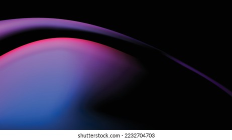 purple aurora background on black base