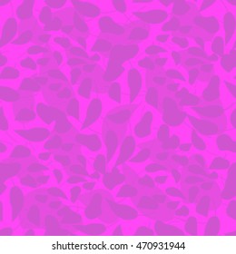 Purple autumn leaf fall seamless pattern for background.