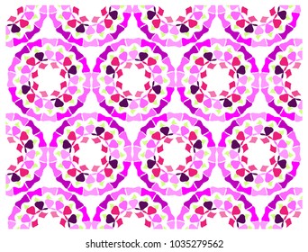 purple azalea flower pattern